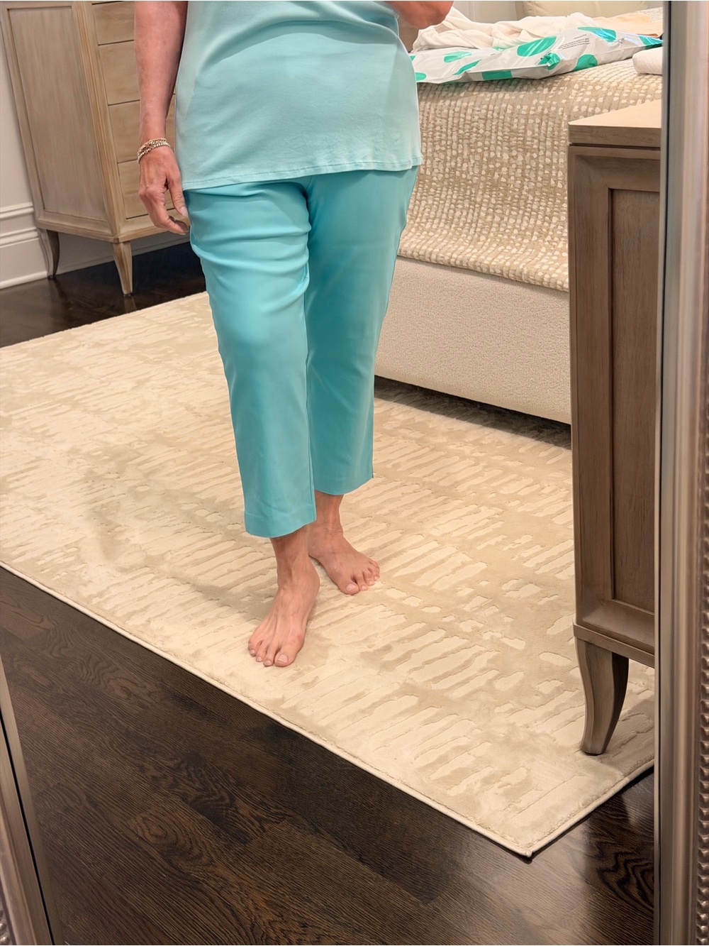 Counterparts Aqua Blue capri pants